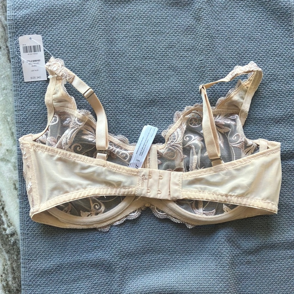 NEW Soma Sensuous Lace Unlined Underwire Bra - 34D - Picture 3 of 7